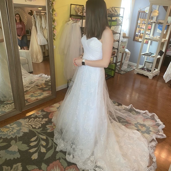 NWT MORI LEE WEDDING DRESS - Picture 5 of 8